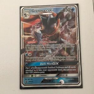 Greninja from the movie GX card !RARE!